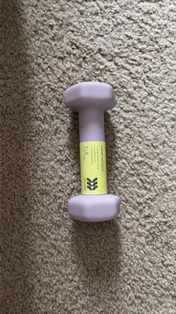 New 3 lb dumbbell