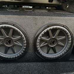2 12 In Subwoofers 4 Channel Amp And Lc6 