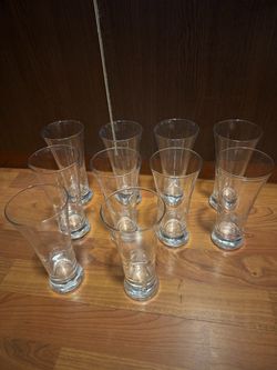 10 beer glasses-$10- West Kendall