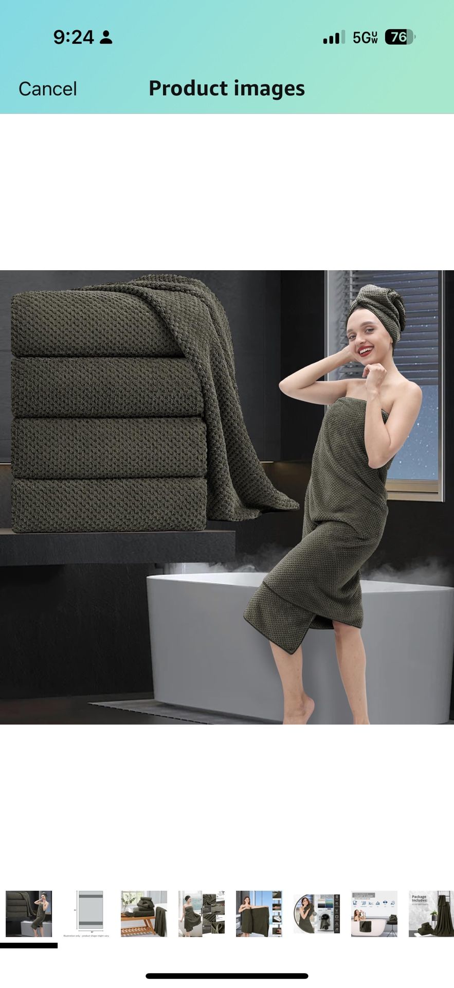 Black Bath Towels Set 35x70 Inches - Luxury 600 GSM Oversized Bath Sheet Towel,Extra Large Microfiber - Quick Dry,Highly Absorbent,Super Soft Shower T