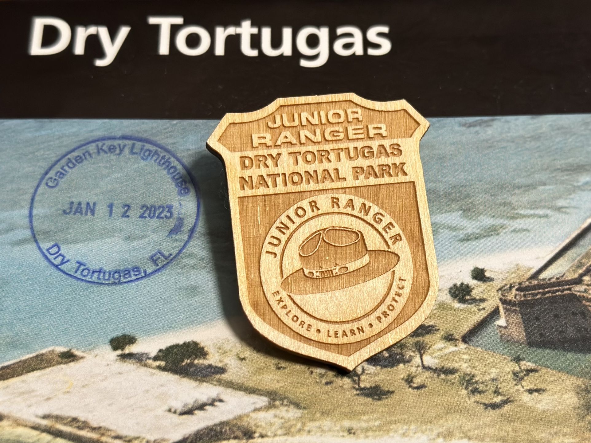 DRY TORTUGAS National Park Junior Ranger Badge 🐢