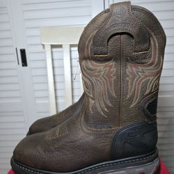 Justin Driscoll EH Waterproof Met Guard Work Boots Steel Toe WK2112 Men Size 11