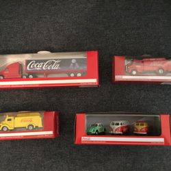 Coca Cola Trucks & Cars NEW In Boxes - Motor City Classics