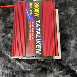 Inverter 2500Wpeak/1250WContinuous
