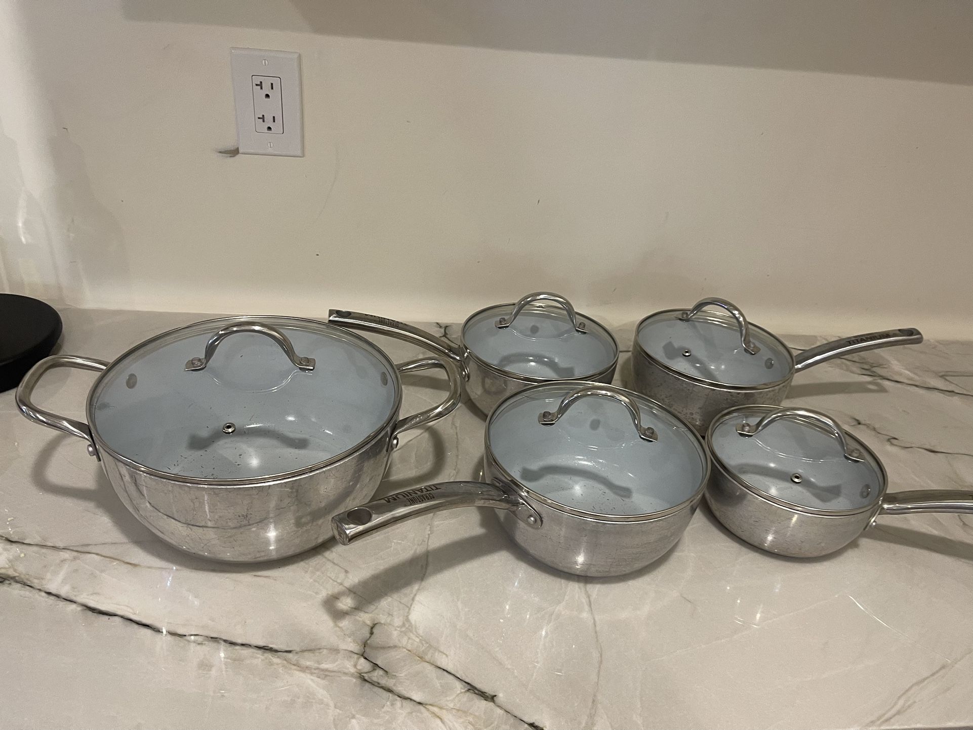 Cerastone Titanium Pots