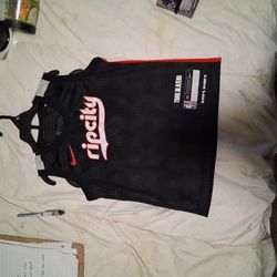 Nike Trail Blazers Plaid Jersey 