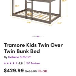 Twin Over Twin Bunk bed