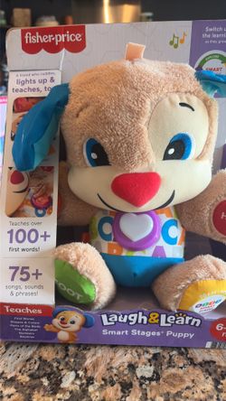 Fisher-Price Laugh & Learn Smart Stages Puppy – Lights & Sounds – Like New