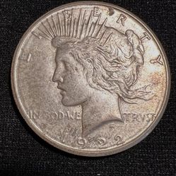 1922-S silver piece dollar