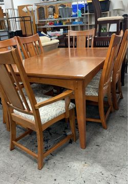 6 Chair Dining Set Table And Chairs
