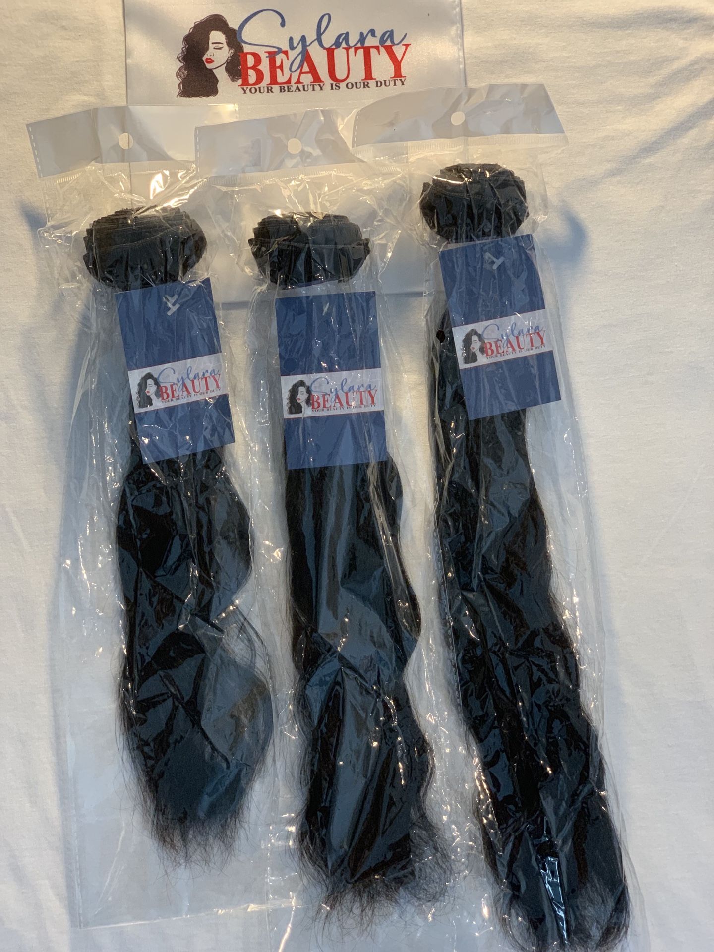 12”14”16 natural wave grade9a Brazilian hair