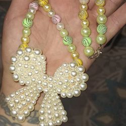 Handmade Pearl Necklace 