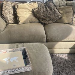 oversized sofa and chair