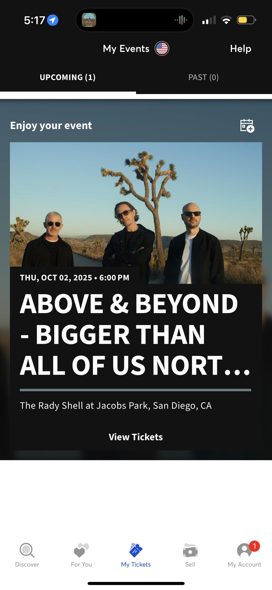 Above And Beyond Tix