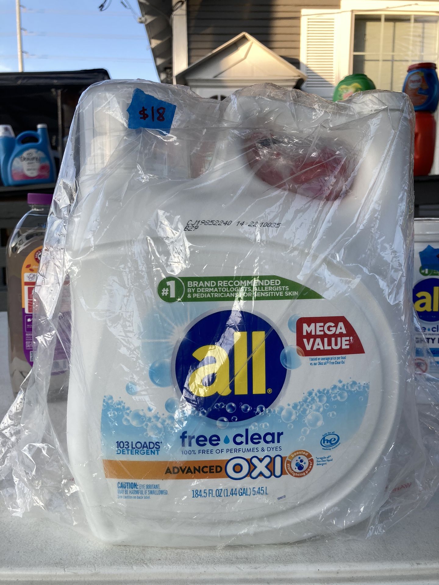 All Free & Clear Detergent 184.5 oz – $18