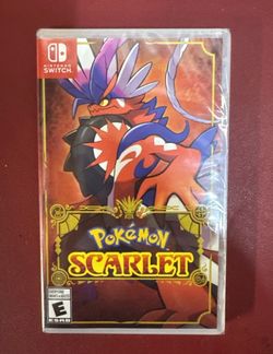 Pokémon Scarlet - Nintendo Switch (NEW & Factory Sealed)