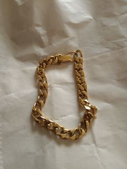Esclava de chapa de oro