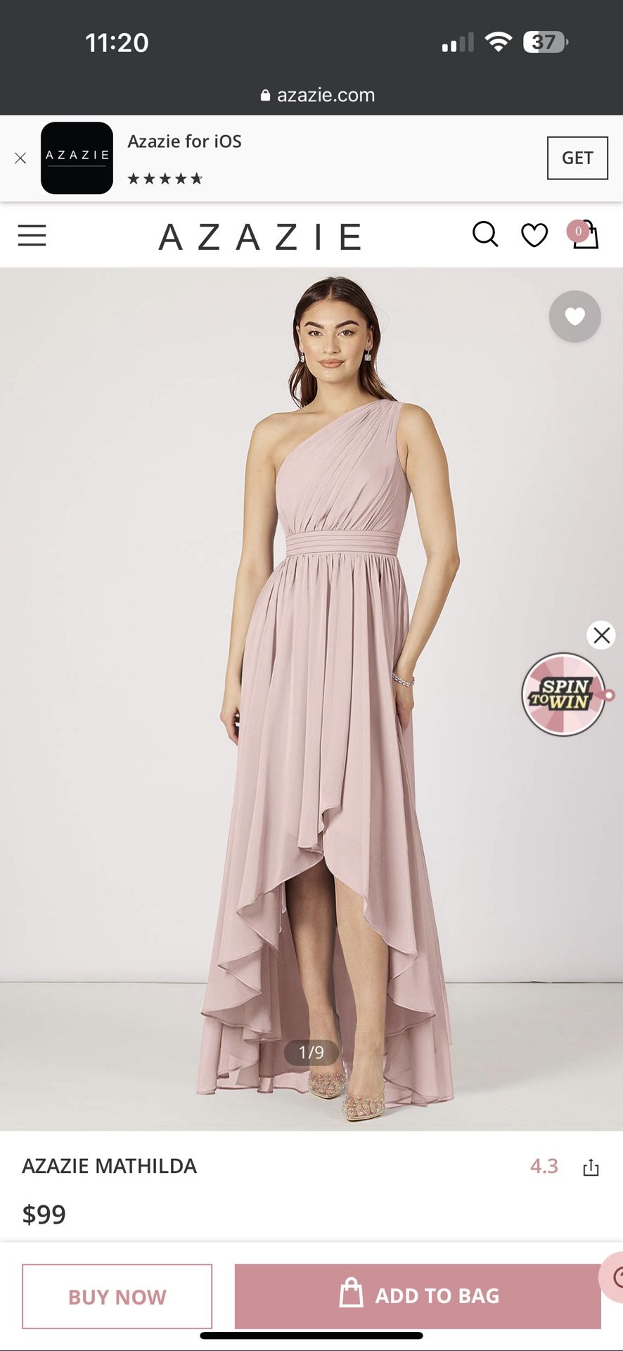Azazie Mathilda Bridesmaid Dress