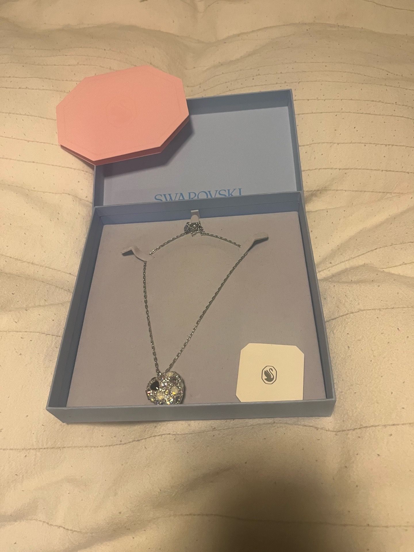 Swarovski heart locket