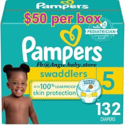 Pampers Swaddlers Size 5 Jumbo Box