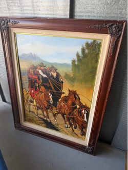 Stagecoach printed picture