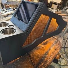 CUSTOM BUILT CENTER CONSOLE AND REAR DECK BUILT FOR A 1971-76 Chevy Caprice And Impala 