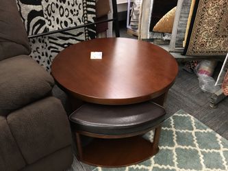 Coffee Table with 4 nesting stools