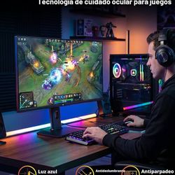 KTC 27-inch Gaming Monitor, 2K QHD 2560 x 1440 Display, Up to 210Hz and 1ms Response Time, Built-in Speakers, Adaptive Sync, HDR400, 131% sRGB, IPS Ga