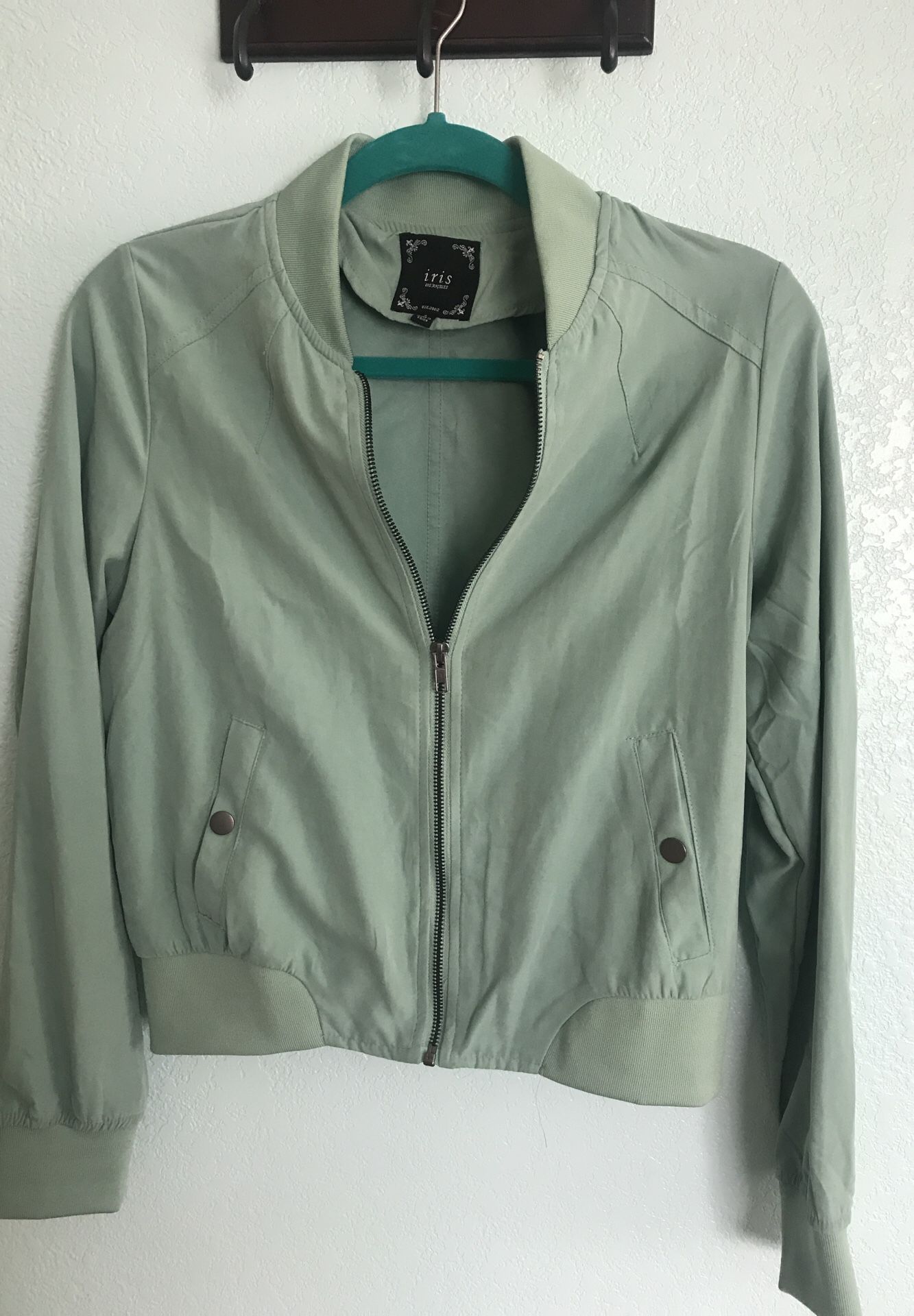 Teal Bomber Jacket SiZe Small