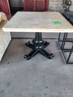 Marble table