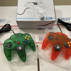 N64 controllers read