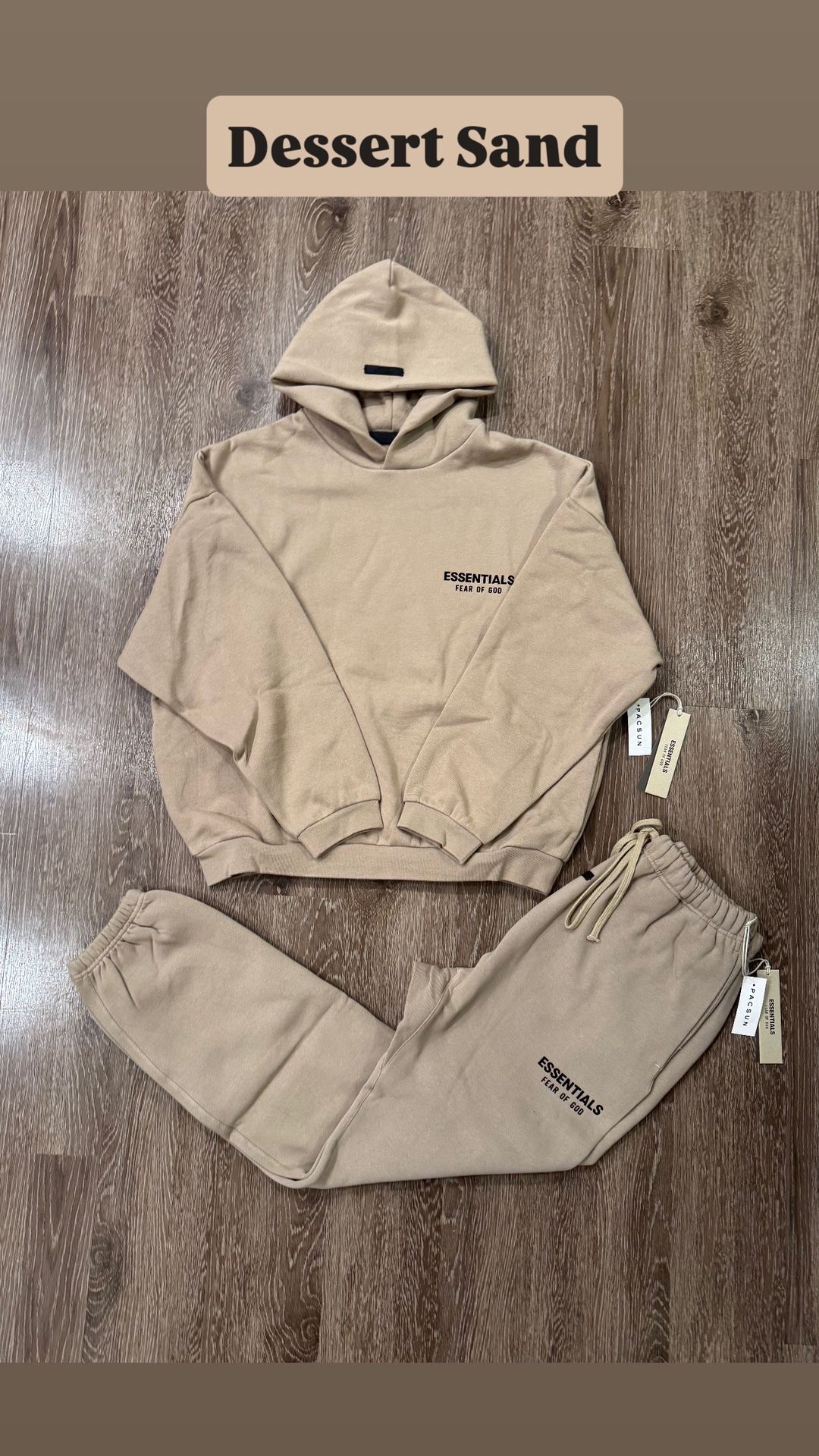 Essential Dessert Sand Hoodie & Pants