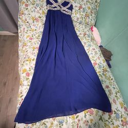 Dark Blue Prom Dress