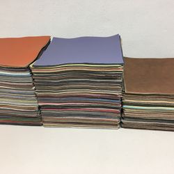 Leathers 12”x 12” Mixed Colors