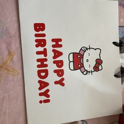 Bolsas Para Regalo De Hello Kitty Cada Una $10