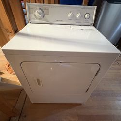 White Electric Dryer