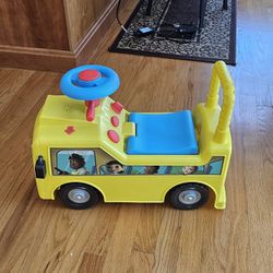 Kids School Bus Toy, Sit And Drive