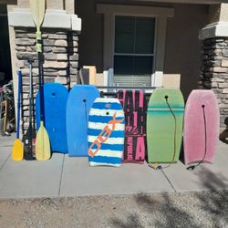 1 Or 2 Boat Oars $5-$15 Each Or 6 Different Boogie Boards $10-$20 Each See All Photos 