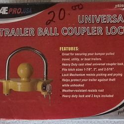 Trailer Coupler Lock - New - Multiple Quantities Available