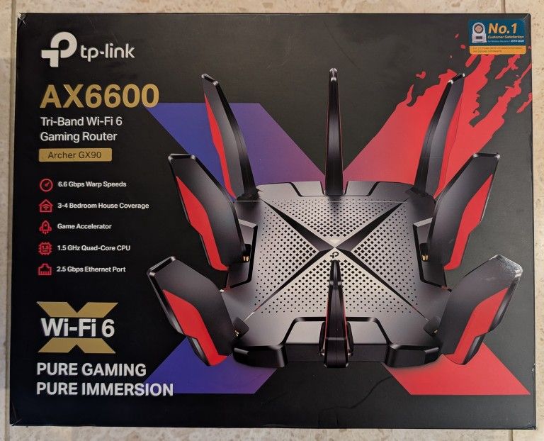 TP-Link AX6600 WiFi 6 Gaming Router for a Large Home