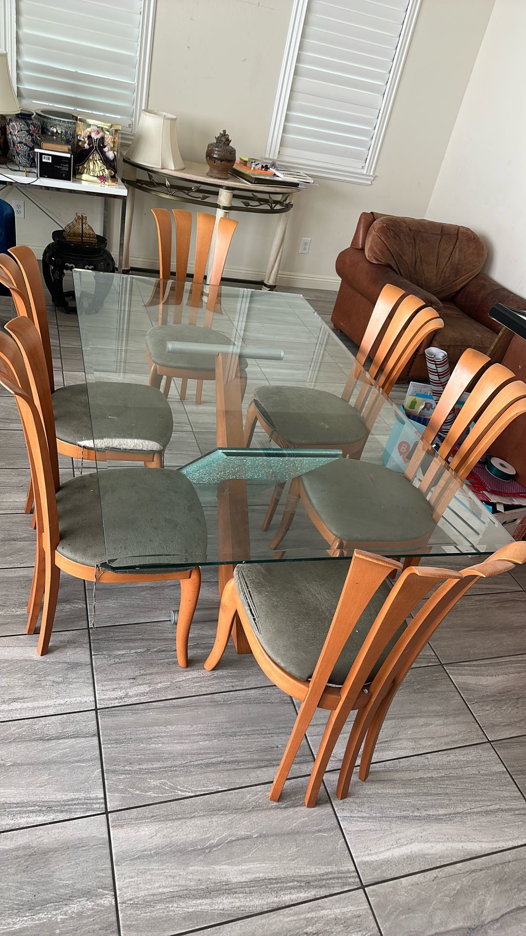 Copenhagen Glass Kitchen Table