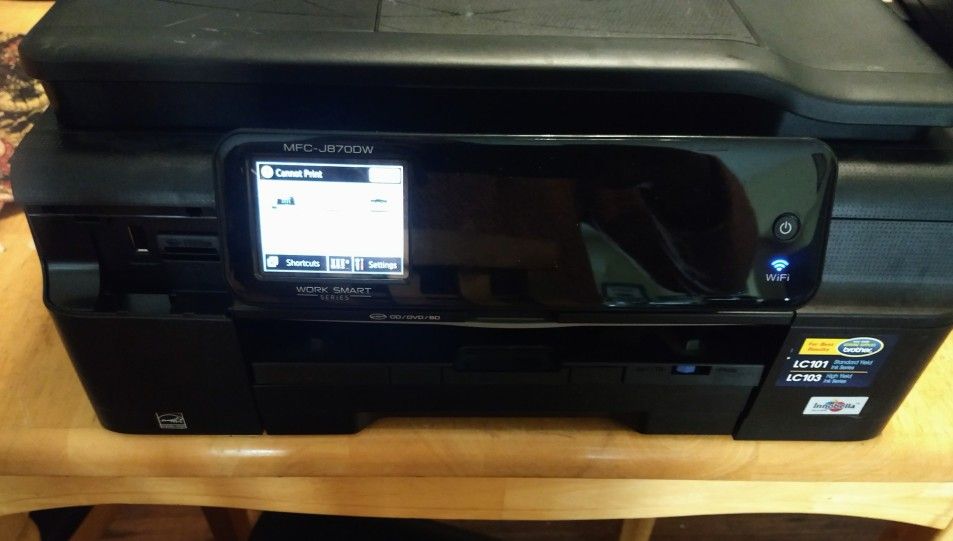 Brother Wireless All-In-One Printer, Model No. MFC-J870DW