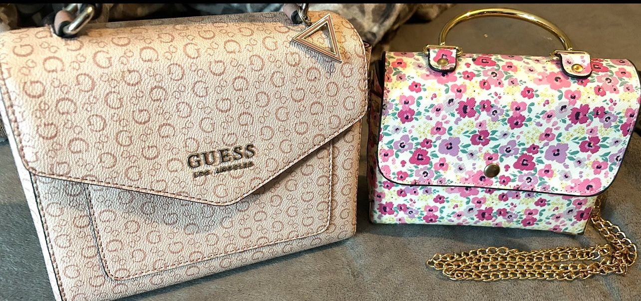 Cute GUESS And Floral Bags