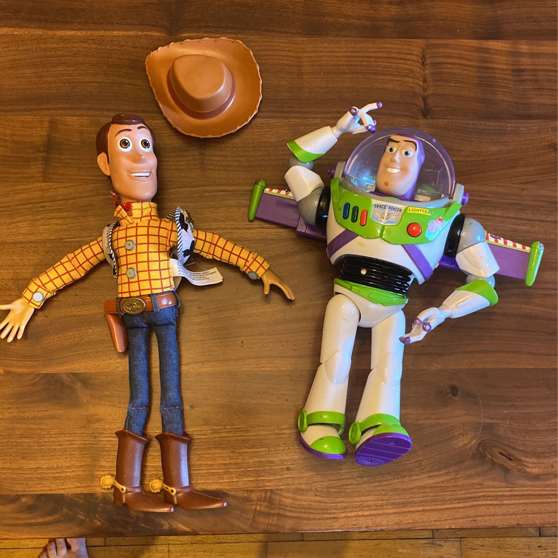 Replica Buzz & Woody Toy Story Dolls Action Figures Used