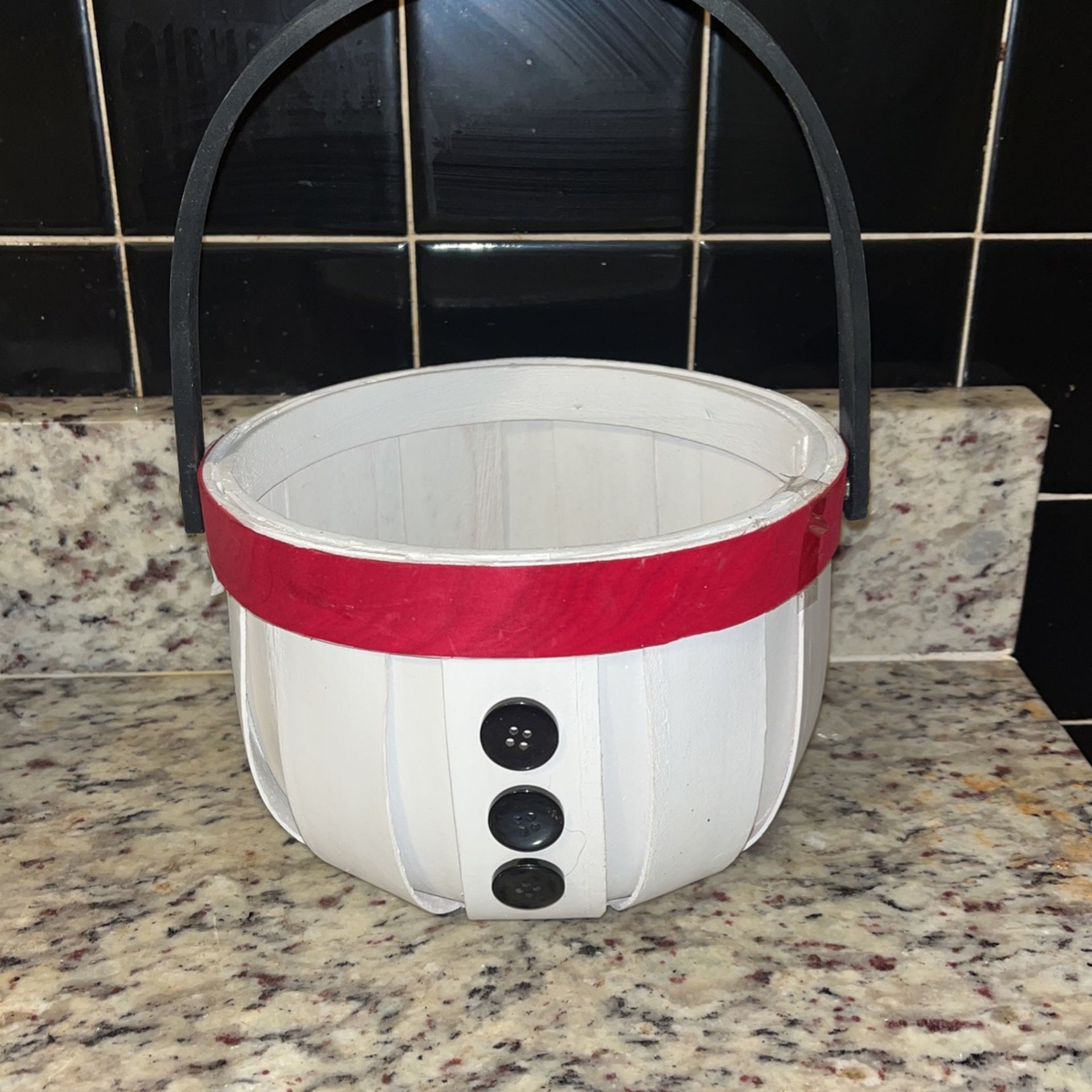 Snowman Basket 