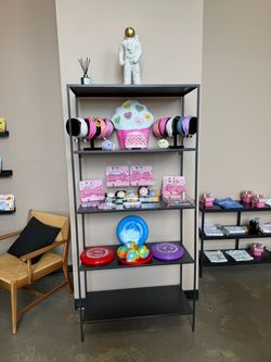 Black shelf