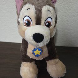 Build a Bear Workshop Nickelodeon Paw Patrol Stuffed Dog Chase 12" Plush