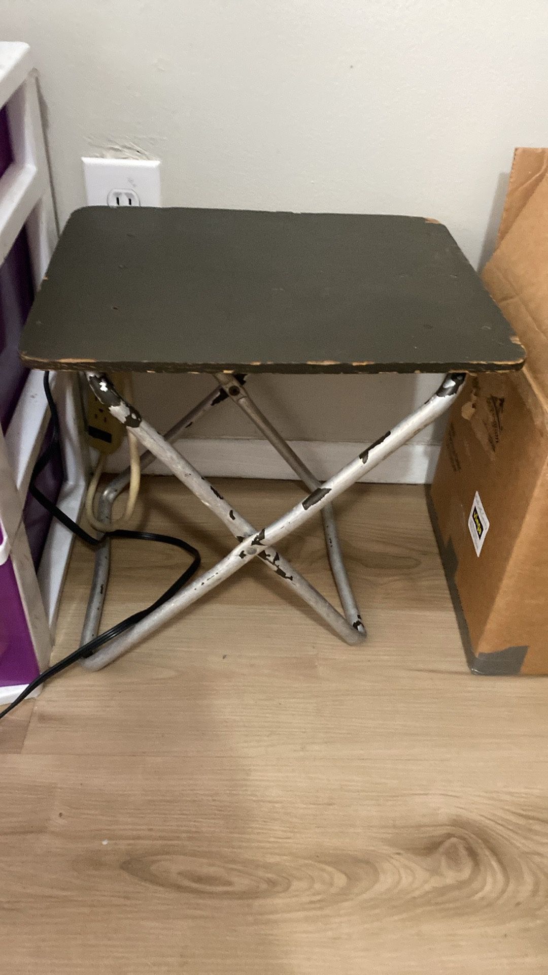 U.S. Military WWII Era Folding Field Set Table