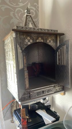 Indian copper silver temple