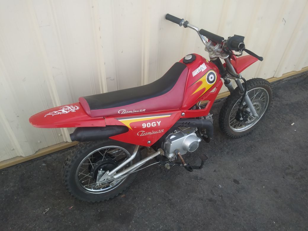 90cc pit bike dirt bike terminator manual